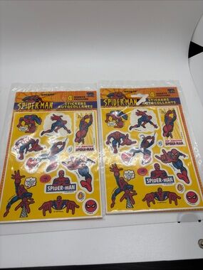 Spider-Man VTG 90s Stickers Marvel NIP